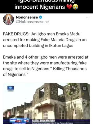 FAKE DRUGS: An Igbo man Emeka Madu arrested for making Fake Malaria Drugs